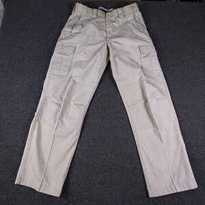 Elbeco Pants Mens 34R ADU RipStop Tan Tactical Cargo 20486 EUC